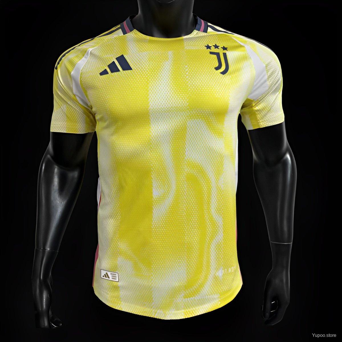 Camiseta de fútbol Juventus 2024/25 VISITANTE MANGA CORTA VERSION JUGADOR